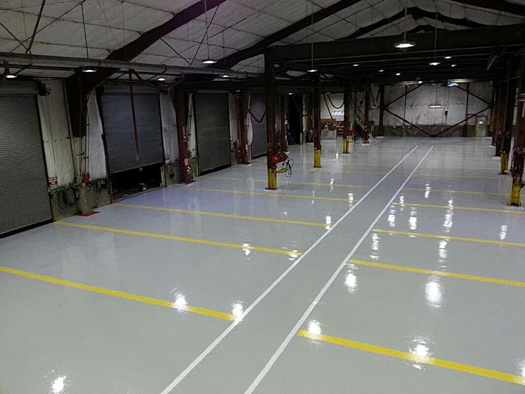Fabrika zeminlerini epoksi kaplama